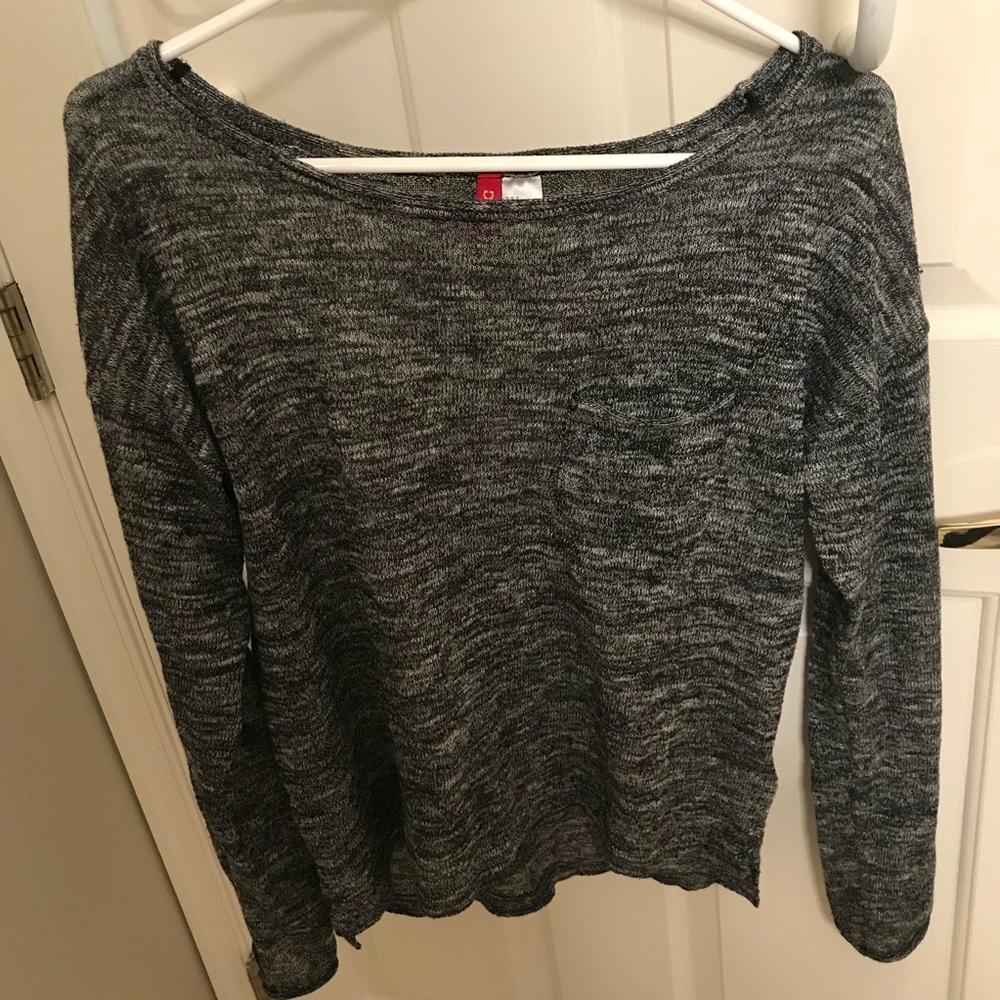 H&M Black and White Long Sleeve Shirt